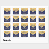 Vielen Dank, Golden Damask Sticker (Blatt)