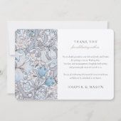 Vielen Dank, Golden Lily Classic Pastel Morris Einladung (Vorderseite)