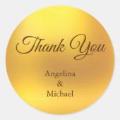 Vielen Dank, Golden Sticker (Vorderseite)