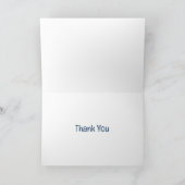 Vielen Dank Goldendoodle Hund spielen Trommeln Dankeskarte (Innenseite)