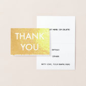 Vielen Dank, Goldfolie Silberfolie Folienkarte (Anzeige)