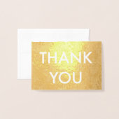 Vielen Dank, Goldfolie Silberfolie Folienkarte (Vorderseite mit Umschlag)