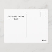 Vielen Dank Golf Custom Personalisiert Postkarte (Rückseite)