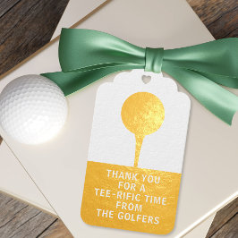 Vielen Dank Golf Theme Party Foil Geschenk Tags Geschenkanhänger