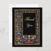 Vielen Dank Gothic Postcard anpassbar Postkarte (Vorne/Hinten)