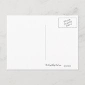 Vielen Dank Gothic Postcard anpassbar Postkarte (Rückseite)