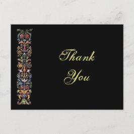 Vielen Dank Gothic Postcard Editable Postcard Postkarte