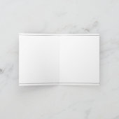 Vielen Dank, Graduate Simple Silver Dankeskarte (Innenseite)