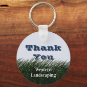 Vielen Dank Grass Landscaping Kundenempfehlung Schlüsselanhänger (Vorderseite)