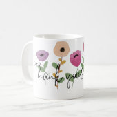 Vielen Dank Grateful Blooms Mit Dank A No Kaffeetasse (Vorderseite Links)