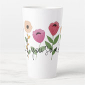 Vielen Dank Grateful Blooms Mit Dank A No Milchtasse (Vorderseite)