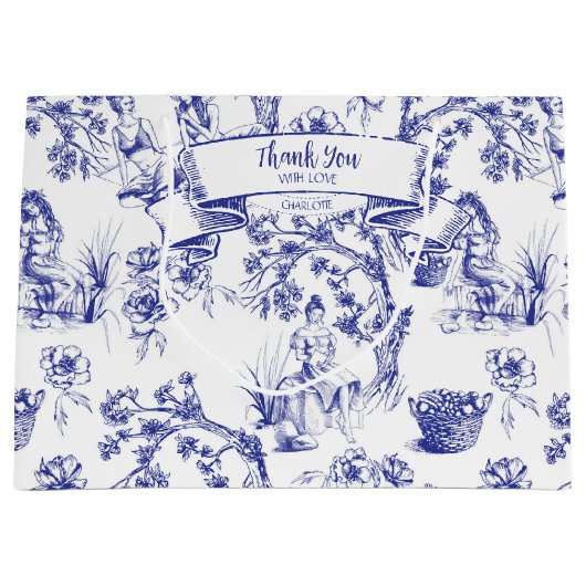 Vielen Dank Große Geschenktüte (Vorderseite)