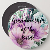 Vielen Dank Großmutter der Braut oder der Bräutiga Button (Vorne & Hinten)