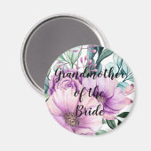 Vielen Dank Großmutter der Braut oder der Groom Li Magnet (Vorderseite/Rückseite)