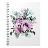 Vielen Dank Großmutter der Braut oder der Groom Li Notizblock (Vorderseite)
