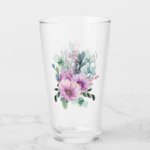 Vielen Dank Großmutter Groom oder Braut Lila Glas (Rückseite)