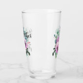 Vielen Dank Großmutter Groom oder Braut Lila Glas (Links)