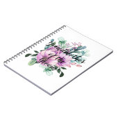 Vielen Dank Großmutter Groom oder Braut Lila Notizblock (Linke Seite)