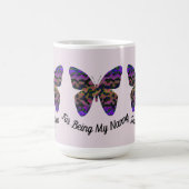 Vielen Dank, Gruscha Bright Butterfly Kaffeetasse (Mittel)