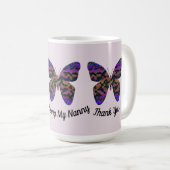 Vielen Dank, Gruscha Bright Butterfly Kaffeetasse (VorderseiteRechts)