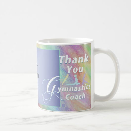 Vielen Dank Gymnastics Coach Foto Tasse (Rechts)