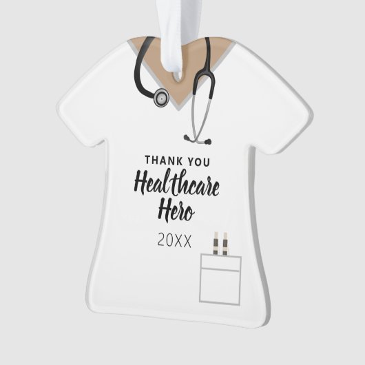Vielen Dank, Hero Covid Frontliners Ornament (Vorderseite)