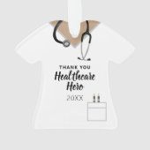 Vielen Dank, Hero Covid Frontliners Ornament (Rückseite)
