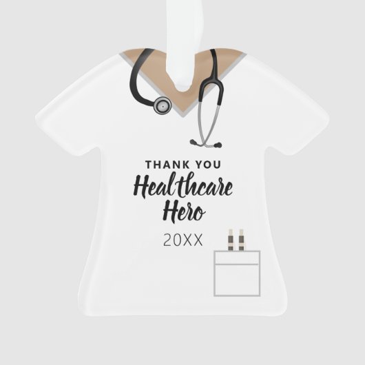 Vielen Dank, Hero Covid Frontliners Ornament (Vorderseite)