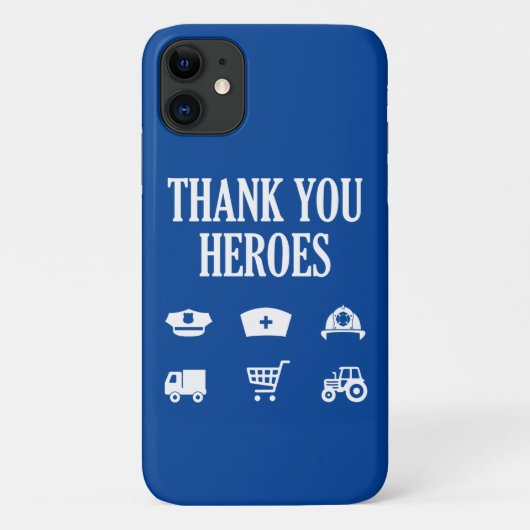 Vielen Dank Heroes | First Responder Case-Mate iPhone Hülle (Rückseite)