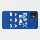 Vielen Dank Heroes | First Responder Case-Mate iPhone Hülle (Rückseite (Horizontal))