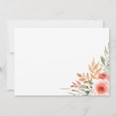 Vielen Dank, Herr Floral Dankeskarte (Rückseite)