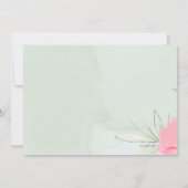 Vielen Dank, Herr Floral Dankeskarte (Rückseite)