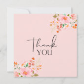 Vielen Dank, Herr Floral Dankeskarte (Vorderseite)