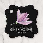 Vielen Dank, Herr Floral Geschenkanhänger (Vorderseite)