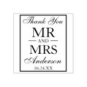 Vielen Dank, Herr und Frau. Gummistempel (Prägung)