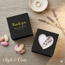 Vielen Dank Herz 2x2x2 Bevorzugung Box für jeden A