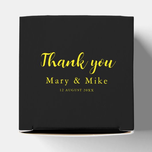 Vielen Dank Herz 2x2x2 Bevorzugung Box für jeden A Geschenkschachtel (Oben)