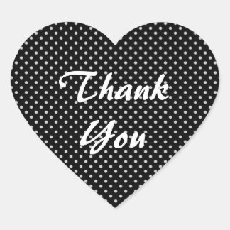 Vielen Dank Herz-Aufkleber