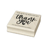 Vielen Dank Herz Bauer Marktname hinzufügen Gummistempel (Stempel)