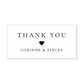 Vielen Dank, Herz Gummistempel (Prägung)