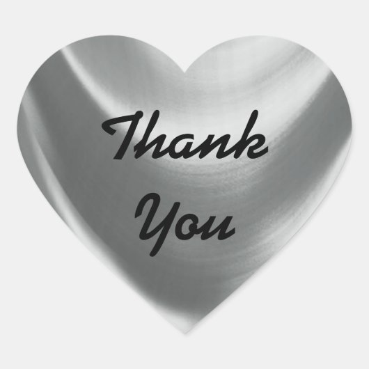 Vielen Dank, Herz Herz-Aufkleber (Vorderseite)