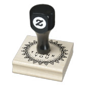 Vielen Dank Herzformen Boutique Business Logo Gummistempel (Stempel)