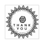 Vielen Dank Herzformen Boutique Business Logo Gummistempel (Prägung)