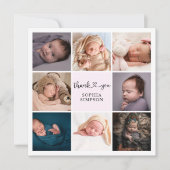 Vielen Dank Herzklopfen Foto Ankündigung (Vorderseite)