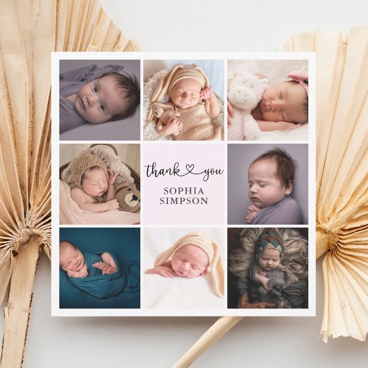 Vielen Dank Herzklopfen Foto Ankündigung