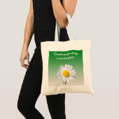 Vielen Dank, herzliche Blume Tragetasche (Vorderseite (Produkt))