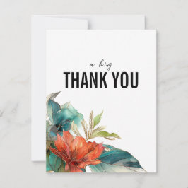 Vielen Dank, Hibiskus Serenade Paradise Dankeskarte