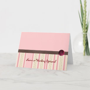 Vielen Dank Hinweis Vorlage für Karten