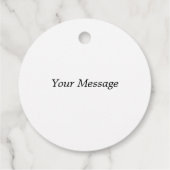 Vielen Dank Hinzufügen von Namen benutzerdefiniert Geschenkanhänger (Rückseite)