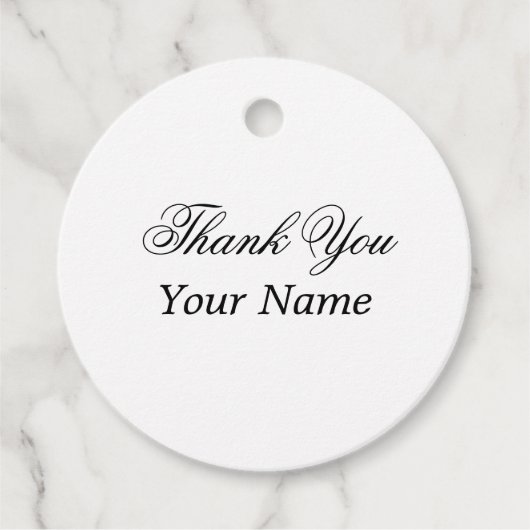 Vielen Dank Hinzufügen von Namen benutzerdefiniert Geschenkanhänger (Vorderseite)